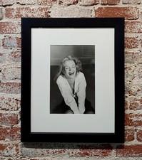 Philippe Halsman -Marilyn Monroe laughing-1949 Silver Gelatin photograph- Signed picture