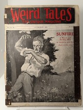 WEIRD TALES July-August 1923 (#5) - Rare Pulp magazine, 1st Clark Ashton Smith picture