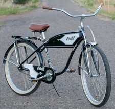 1937 Columbia Reissue Tank Cruiser Bicycle Black Hawk Falcon 26