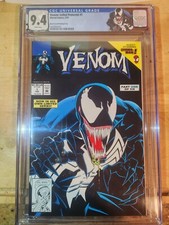 VENOM LETHAL PROTECTOR #1 CGC 9.4 BLACK COVER PRINTING ERROR 1993 Marvel MTG picture