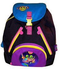 LISA FRANK Aliens Zoomer And Zorbit Cotton Backpack 1999 90s Vintage picture