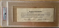 Rare Joseph Smith Jr Signed Document picture