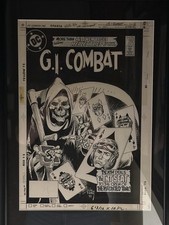 joe kubert original art / Cover To : G.I. Combat #280 (1985) picture