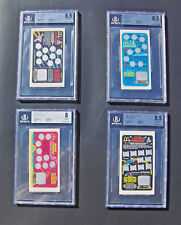 Very RARE 1982 Graded  (4) 8-8.5 Cards UNSCRATCHED SET    [ Atari McDonalds  } picture