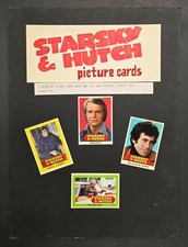 1975 Topps Starsky & Hutch: 4 Prototype Cards on Art Board - One of a kind picture