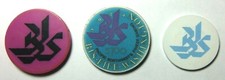OBSOLETE BJS CASINO Bingo TOKEN $1 POKER CHIP ADVERTISING Coupon Fife Washington picture