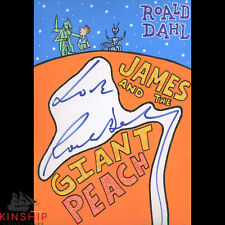 Roald Dahl signed Cut JSA LOA Carter X Custom Art James and the Giant Peach Y120 picture