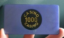 D06101 Rare Casino Poker Token €1000 Hector Saxe Paris Luxury Token Collection  picture
