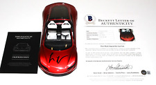 ELON MUSK TESLA SPACEX FOUNDER SIGNED DIE-CAST 1:18 ROADSTER CAR BECKETT COA X picture