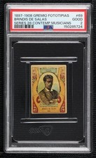 1897-1908 Gremio Fototipias Claudio Brindis de Salas Garrido #69 PSA 2 0cp0 picture