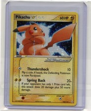 2006 Holon Phantoms Pikachu Gold Star 104/110 (LP w/abrasion) picture