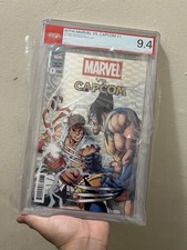KITH MARVEL vs CAPCOM #1 Silver Variant Wolverine vs Ryu PSA Graded 9.4 picture