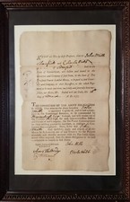 REVOLUTIONARY WAR CT 1777 CONTINENTAL ARMY BOND WEBB MILLS CP WALBRIDGE WILLIAMS picture
