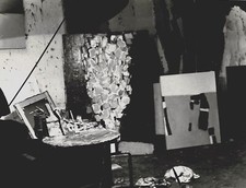 L'atelier de Nicolas de STAËL. Original photograph by Denise Columbus. 1954. picture