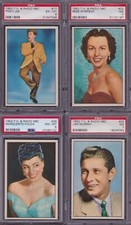  (36 CARD PSA COMPLETE SET) 1952 NBC T.V. & RADIO  STARS CARD LOT- PSA 6.58 AVG. picture