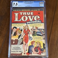 True Love Pictorial #10 Matt Baker Cover St John 1954 CGC 7.5 Top of Census picture
