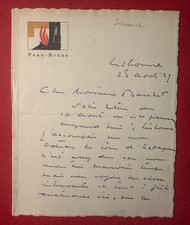 C*62-L.A.S-F.LOUIS SCHMIED-PAINTER-ENGRAVER-[JEAN DUNAND-RENÉ BASCHET]-1929 picture