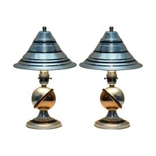 Pair of Important Elsie Roberts Oswald Partridge Milne Art Deco 1932 Lamps picture