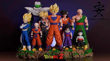 KD Studio Dragon Ball Fighters 9 Person Team GOKU Trunks 1/4 Resin Statue Stock picture