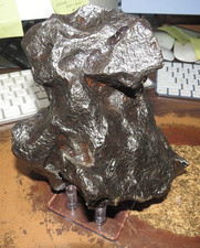 HUGE 6428 GM CAMPO DEL CIELO METEORITE MUSEUM GRADE 14.2 LB JAL THE VERY BEST picture