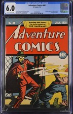 Adventure Comics #40 - DC Comics 1939 CGC 6.0 Sandman begins (1st conceived stor picture
