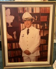 MANUEL ANTONIO NORIEGA Former Panama Leader Framed Life-Size Portrait 30x40 picture