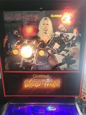 BARB WIRE PINBALL MACHINE Pamela Anderson Gottlieb RARE Collectible playboy modl picture
