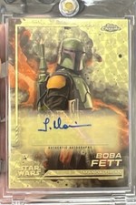 2024 Topps Chrome Star Wars Boba Fett  Auto Superfractor 1/1 picture