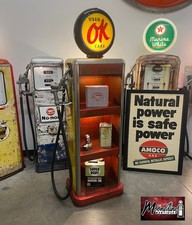 Rustoration 1940’s Chevrolet OK USED CARS Bowser Gas Pump with Custom Shelves picture