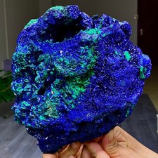 6.88LB BEST Natural Azurite/Malachite crystal minerals specimens V453 picture