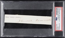 Thoedore 'Teddy' Roosevelt Autographed Cut PSA/DNA AUTO 26th President USA picture