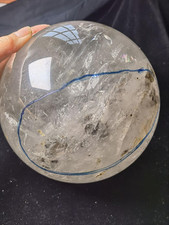 PEKMAR Real Tibet High Altitude Natural Clear Crystal Quartz Ball Sphere Orb Gem picture