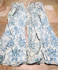 Vintage Italian Fortuny Style  Drapes Curtains (Pair) picture