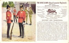 PC ERNEST IBBETSON ARTIST GALE 39 THE KING'S OWN MILITARY POSTCARD (u1530) picture