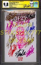 AMAZING SPIDER-MAN #1 CGC SS 9.8 STAN LEE SIGNED 10X IN COLORED SHARPIES 1/1 picture
