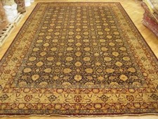 Natural Best Quality Wool 12x18 Rug HANDMADE Purple Eggplant picture