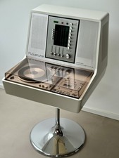 VTG White Rosita Commander Luxus Philips Record Player Radio Hifi System 70s 80s picture