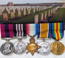 4/Welsh Fusiliers KIA WW1 Distinguished Conduct Medal & Military Medals Thelwell picture
