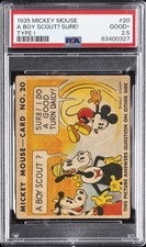 1935 MICKEY MOUSE TYPE I #20 A BOY SCOUT? SURE PSA 2.5 picture