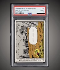 1966 Donruss Marvel Super Heroes #45 HULK ROOKIE CARD PSA 9- Pop 6 ONLY 1 HIGHER picture