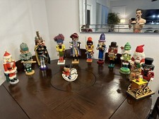 German Steinbach Nutcrackers Set of 11 Full Size Plus One Small. Very Rare picture