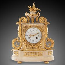 Luxury Art Antique French Mantel Clock 18th Louis XV Period By Seigneurel Paris picture