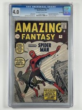 Amazing Fantasy #15 UK Price Variant CGC 4.0 OW/W Old Label 52 on Census CBCS picture