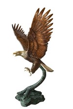 Large Bronze Eagle Statue Garden Sculpture 60