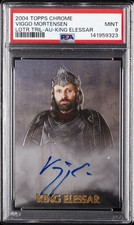 2004 TOPPS CHROME LORD OF THE RINGS TRILOGY VIGGO MORTENSEN PSA 9 picture