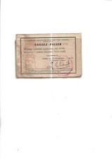1972. Pass. Passport. Pass. Republican Guard. Paris. Military. RRR picture