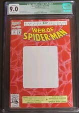 Web of Spider-Man 30th Ann #90 c.92 NON-HOLOGRAM Only 1 of 1 😉🏆😎 CGC 9.0. picture