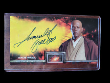 Topps 2005 Star Wars Revenge Of The Sith Samuel Jackson As Windu AUTOGRAPH CARD picture