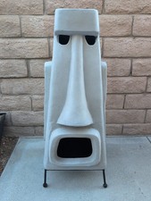 Shag X Tiki Farm Moai Moaha Chiminea #41 Reef Gray with COA Print New Never Used picture