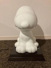 Snoopy Ceramic Nightstand Lamp Sanwa Bank Limited 22/500 Rare Light picture